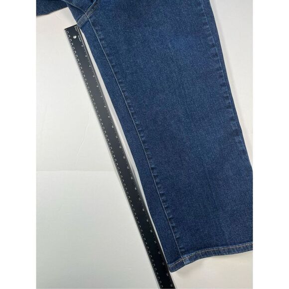 Judy Blue Office Drama Wide Leg Crop Dark Denim Tummy Control Size 15/32 JB88716 - Picture 7 of 9